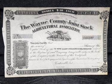 The Wayne County Joint Stock Certificate Agricultural Association