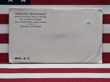 1970 US Mint Uncirculated Coin Set - 40% - Mint Sealed
