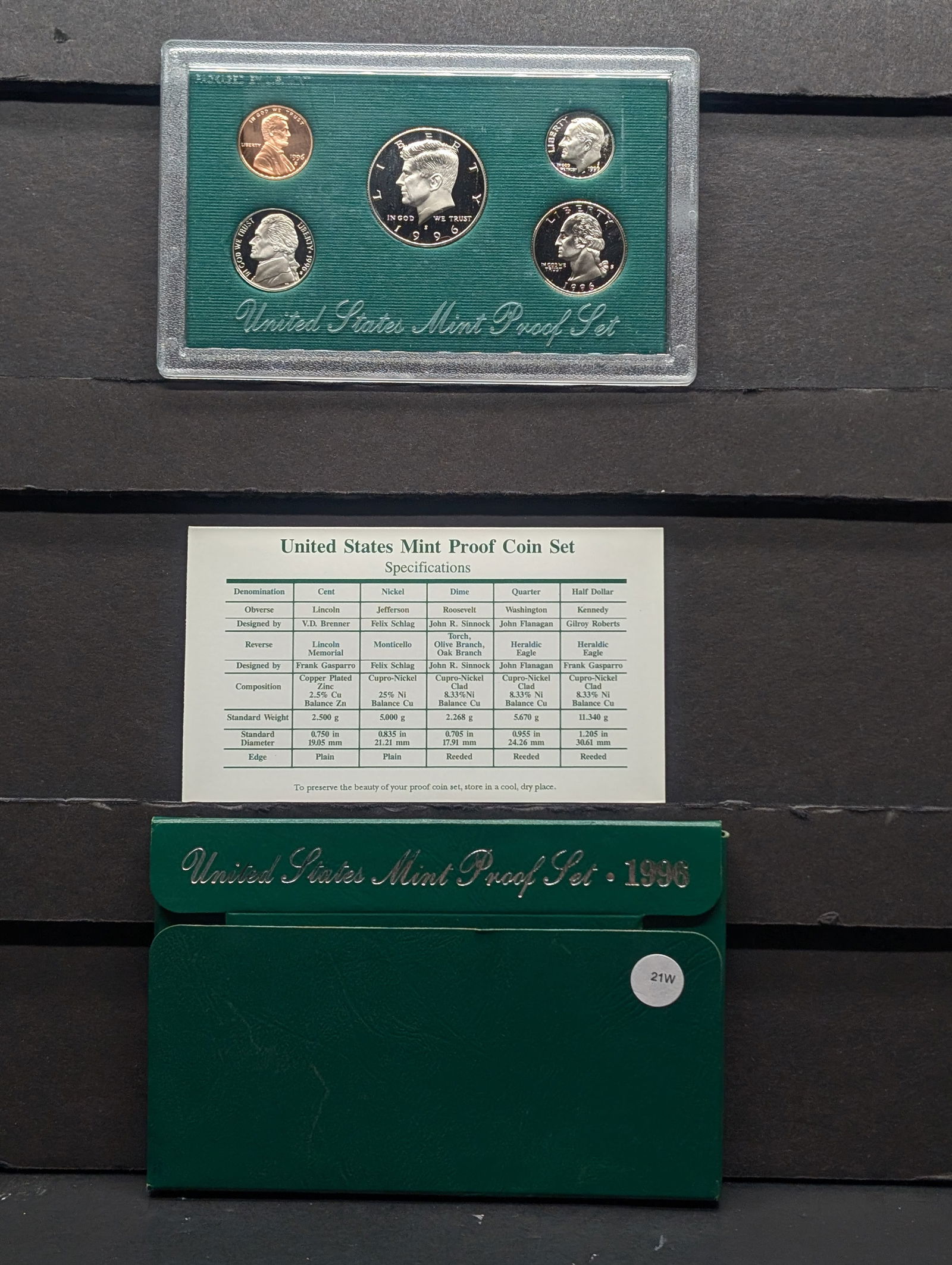 1996 -S U.S. Mint Proof Set In OGP (1 of 4)