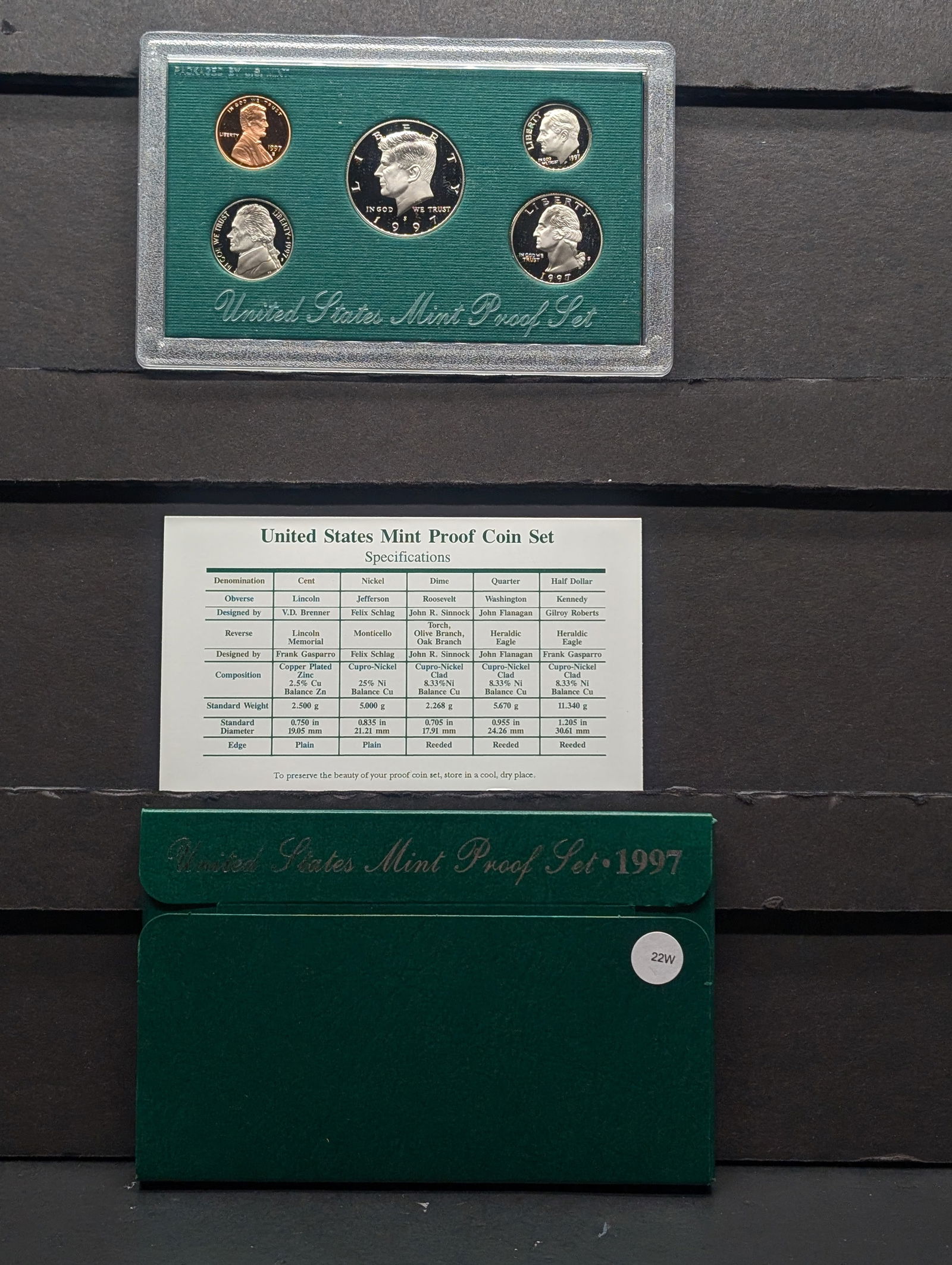 1997 -S U.S. Mint Proof Set In OGP (1 of 4)