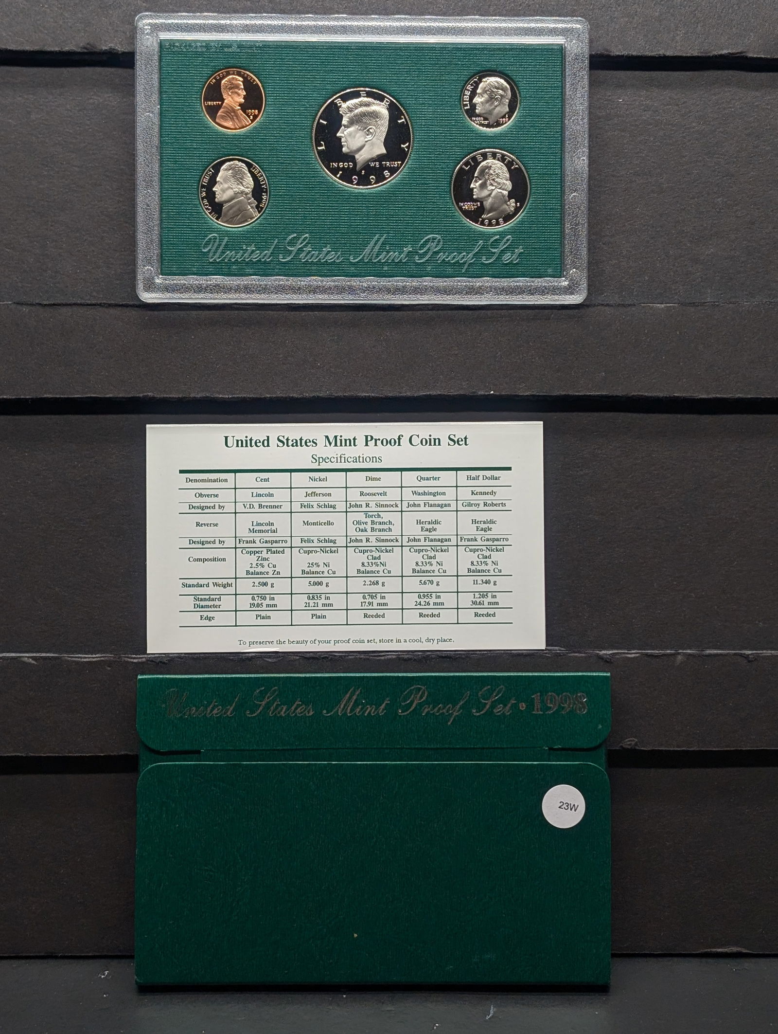1998 -S U.S. Mint Proof Set In OGP (1 of 4)