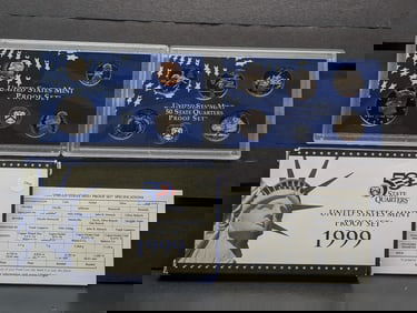 1999 -S U.S. Mint Proof Set In OGP