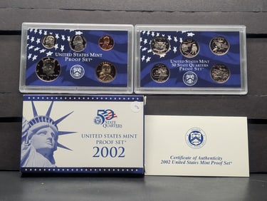 2002 -S U.S. Mint Proof Set In OGP