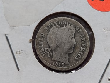 1913 Barber Dime