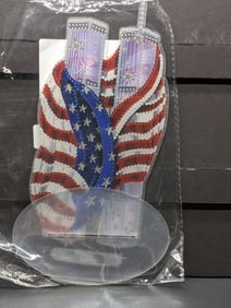 Super Cool 9-11 Twin Tower "We Wil Never Forget" Acrylic Display With Stand