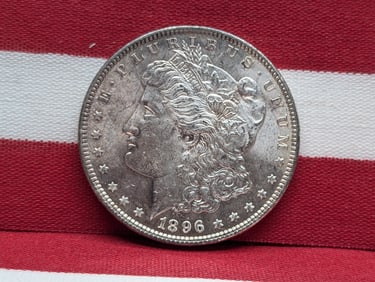 1896 Morgan Silver Dollar - Nice Coin