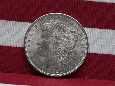 1921 Morgan Silver Dollar - Uncirculated