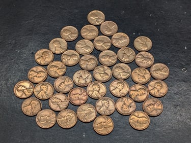 40-1920's, Lincoln Wheaties, Nice Grades