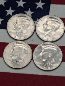 (4) Kennedy Half Dollars, 1984-P & D , 1985 P &-D