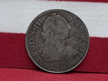 1782 Mexico Spanish Colony 2 Reales - .903 Silver