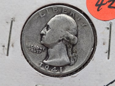 1941 Washington Quarter