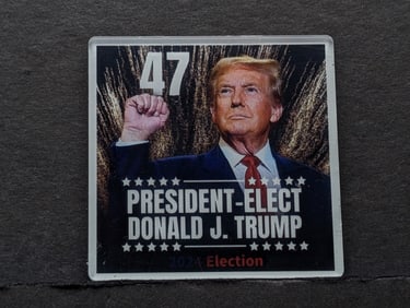 Trump, 47th President, Magnet, Perfect for Fridge-Tool Box-Filing Cabinet, etc.