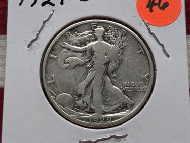 1929-D Walking Liberty Half Dollar Fine