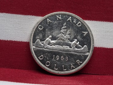 1963 Canada Silver Dollar - .800 Silver