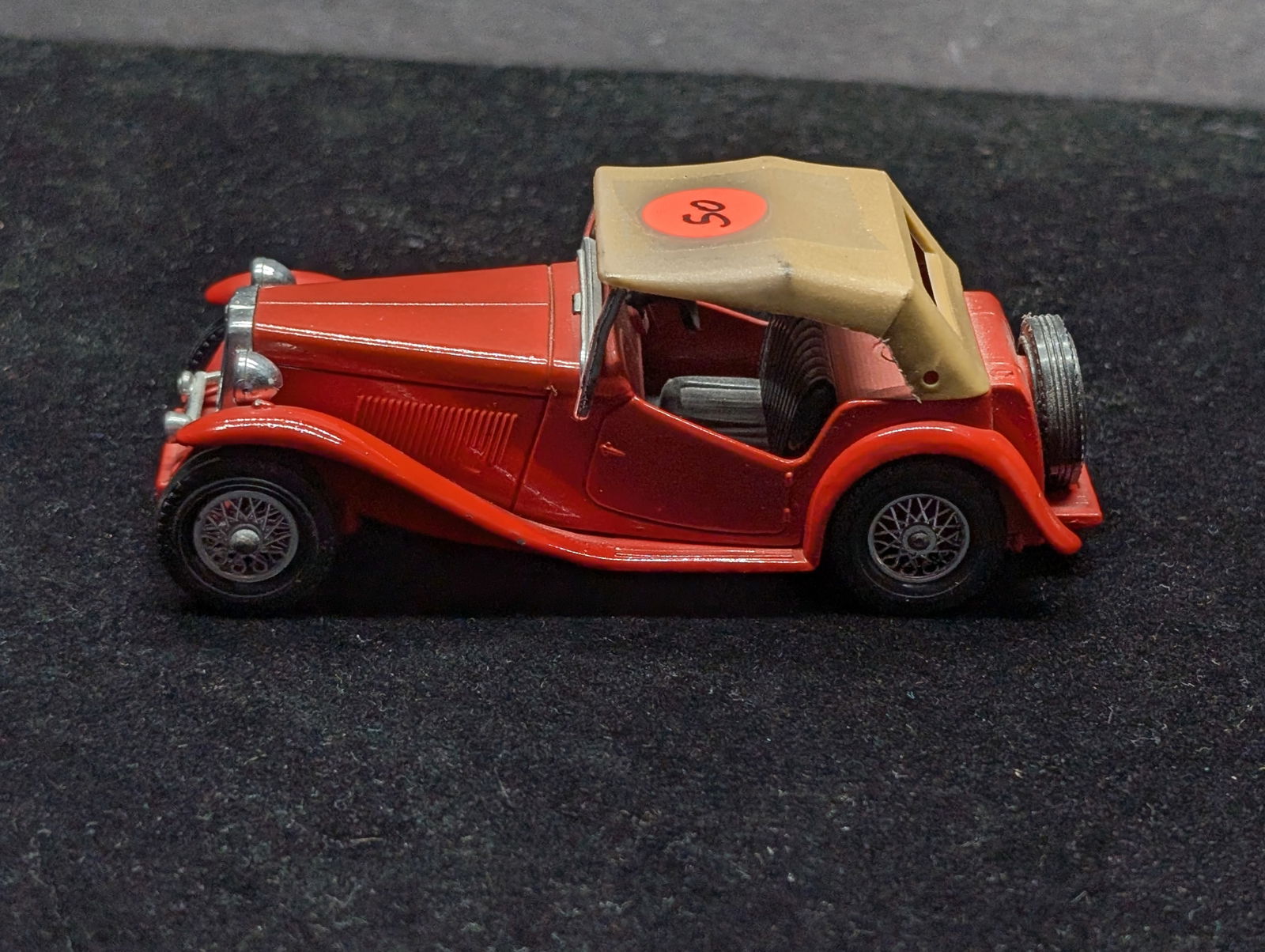 Match-Box Collector Metal 1945 MG TC 1:50 Scale: Match-Box Collector Metal 1945 MG TC 1:50 Scale