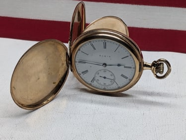 Elgin Gold Filled Pocket Watch - Grade 301 - Works