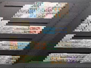 20 - Vintage no-gum Plate Blocks