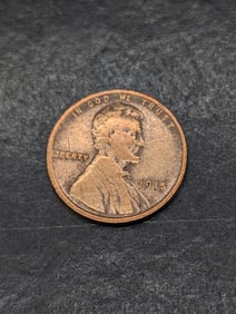 1915, 29 Million Minted, Lincoln Wheat Penny, 110 Years Old