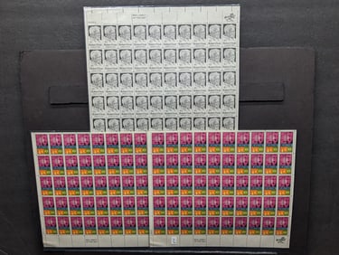 1974 USPS Stamp Sheets - $15 Face Value