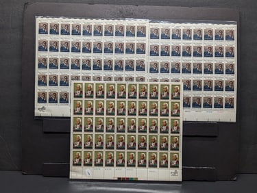 1975 USPS Stamp Sheets - $17.50 Face Value