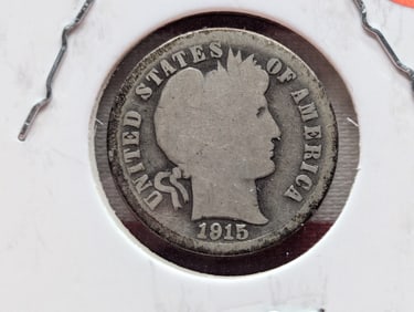1915 Barber Dime