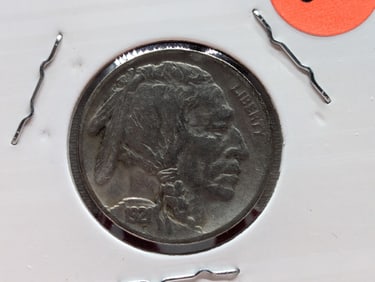 1921 Buffalo Nickel XF Full Horn
