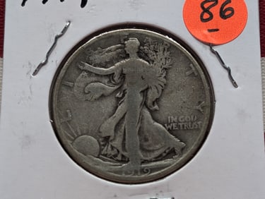 1919-D Walking Liberty Half Dollar