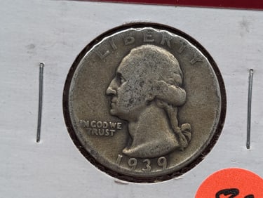 1939-D Washington Quarter