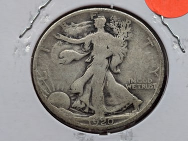 1920-D Walking Liberty Half Dollar