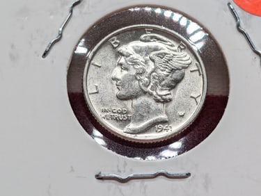 1941 Mercury Dime BU FULL BANDS