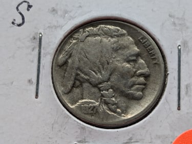 1927-S Buffalo Nickel VF