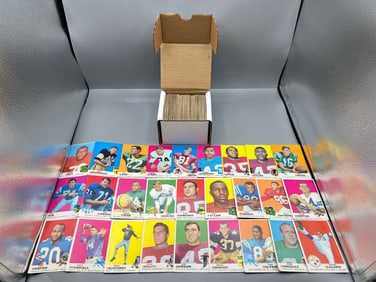 Lot of Approx. (200) 1969 Topps Football Cards W/ Many Stars - Varying Conditions
