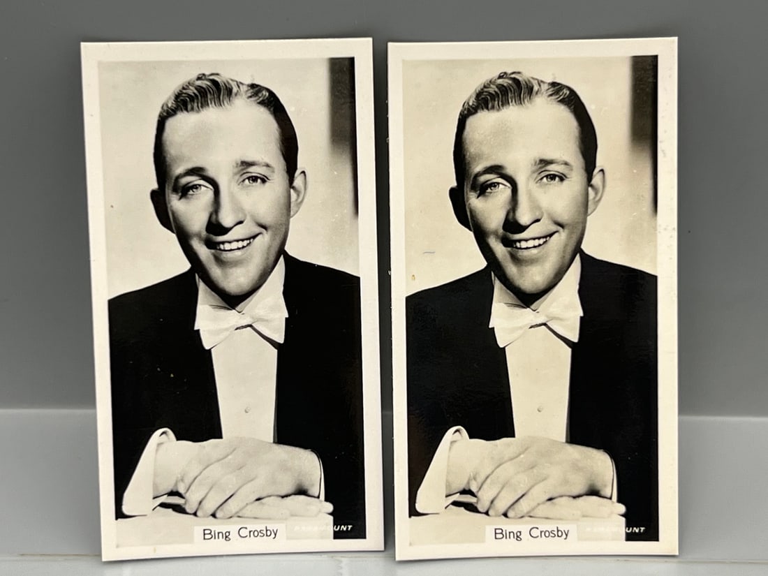 Lot of (2) 1937 John Sinclair LTD. Film Stars Bing Crosby #102 (1 of 2)