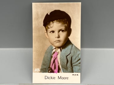 1935 Bridgewater Film Stars 4th Series Dickie Moore #10 - Little Rascals