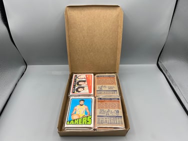 West Corp. Basketball Cello Fun Pack Repack Complete 20 Pack 1972-73 Topps Box W/ Stars Showing Inc.