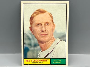 1961 Topps Red Schoendienst #505
