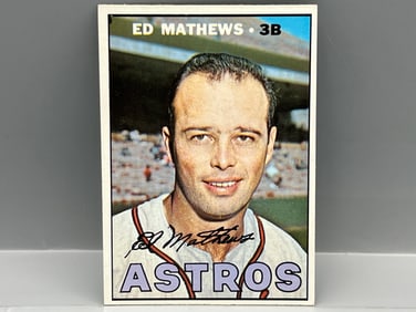 1967 Topps Ed Mathews #166