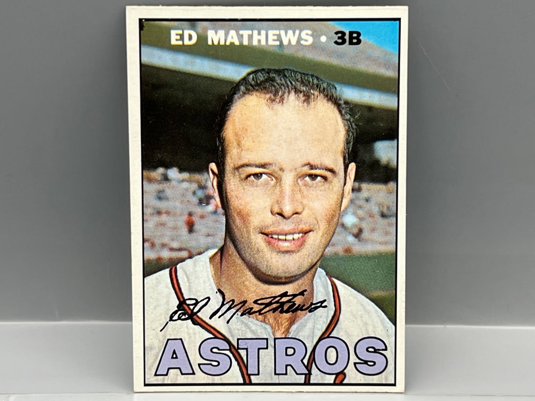 1967 Topps Ed Mathews #166 (1 of 2)