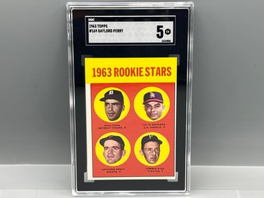 1963 Topps Gaylord Perry RC #169 SGC EX 5