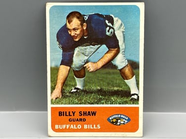 1962 Fleer Billy Shaw RC #16