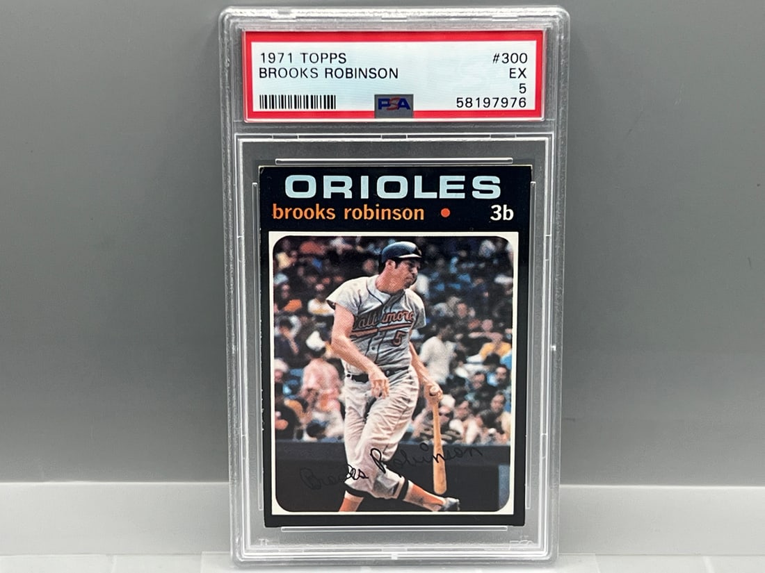 1971 Topps Brooks Robinson #300 PSA EX 5 (1 of 2)