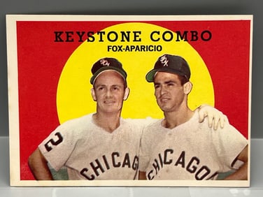 1959 Topps Keystone Combo Nellie Fox/Luis Aparicio #408