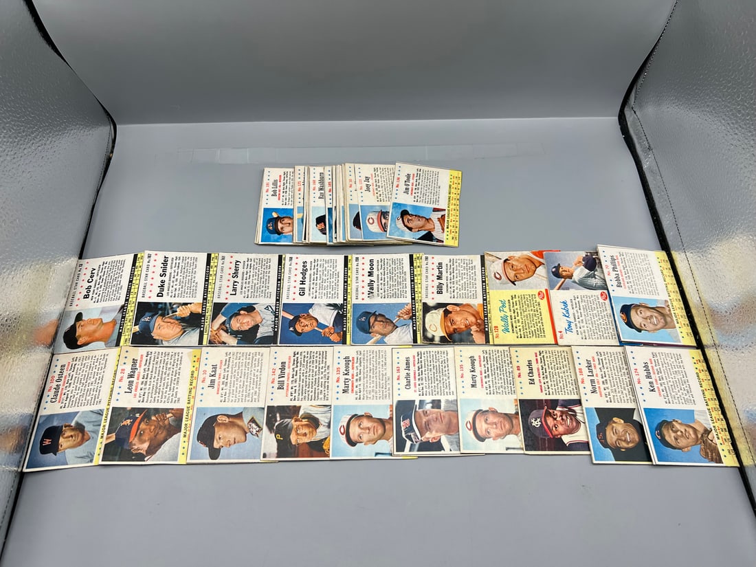Lot of (44) 1960s Post Cereal Baseball Cards W/ Some Stars - (6) 1961s, (2) 1962s, & (36) 1963s - (1 of 3)