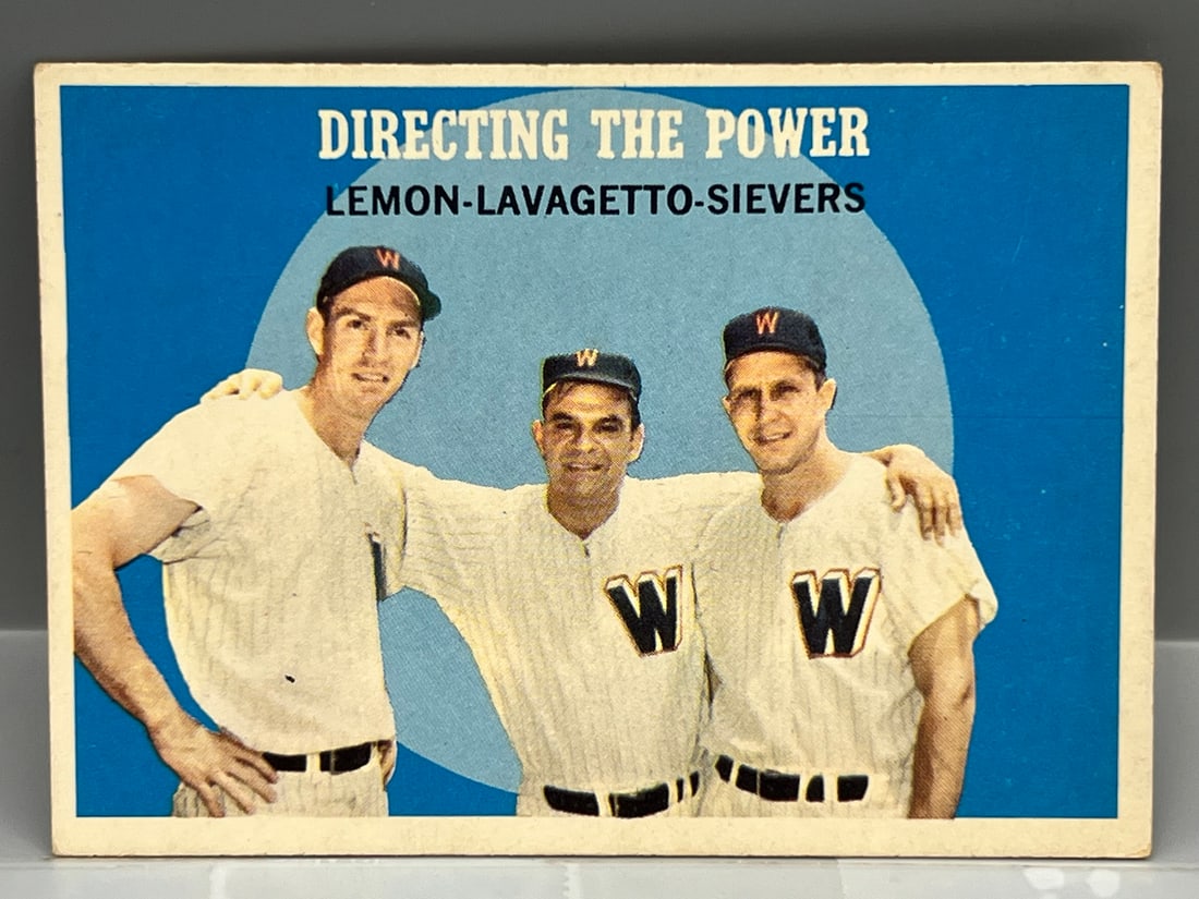 1959 Topps Directing The Power Jim Lemon/Roy Sievers/Cookie Lavagetto: 1959 Topps Directing The Power Jim Lemon/Roy Sievers/Cookie Lavagetto