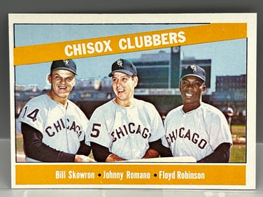 1966 Topps Chisox Clubbers Bill Skowron/Johnny Romano/Floyd Robinson #199