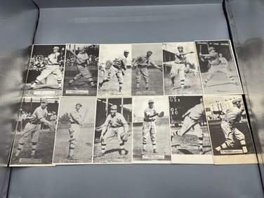 1974 TCMA Philadelphia Athletics 1910-14 Black And White Complete Post Card Set