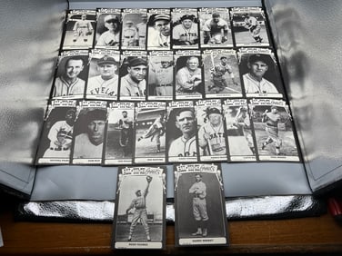 1973-80 TCMA All Time Greats Baseball Series Two Complete Postcard Set