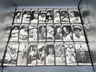 1973-80 TCMA All Time Greats Baseball Series One Near Complete Postcard Set - Missing 1 Card -