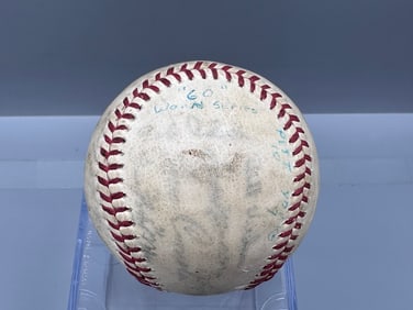 1960 Pittsburgh Pirates Stamped Team Souvenir Ball - Facsimile Signatures - Faded - Roberto Clemente