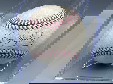 Darryl Strawberry Signed 2009 Yankee Stadium Commemorative Official Major League Baseball - No COA